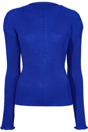 Proenza Schouler Ribbet sweatshirt med høj hals