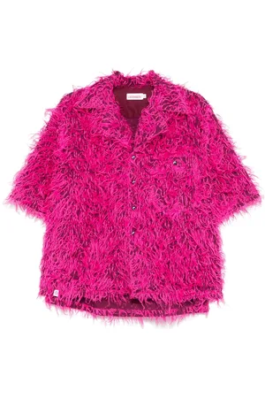 Charles Jeffrey Loverboy Shashi skjorte med frynser