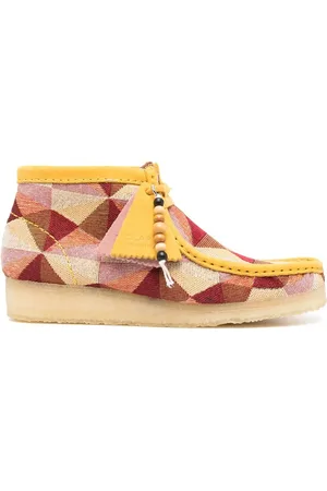 Clarks Wallabee støvler i geometrisk jacquard