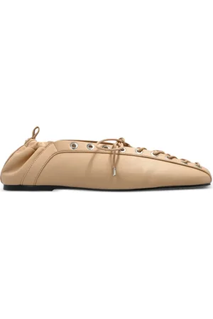 Ganni Leather derby shoes