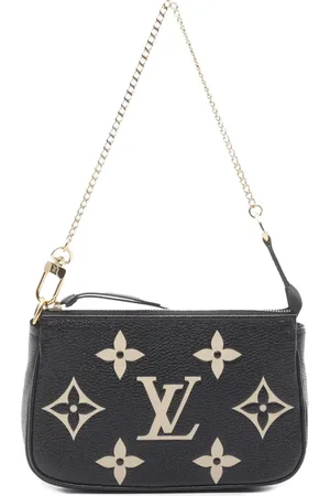LOUIS VUITTON Tofarvet Empreinte Mini Pochette Accessoires håndtaske med monogram fra 2021-2025