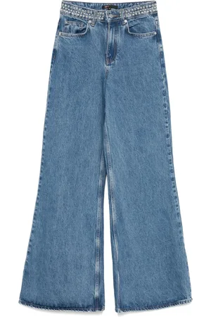 Maje Jeans med nitteudsmykket talje