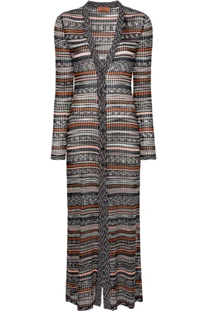 Missoni Lang cardigan med striber