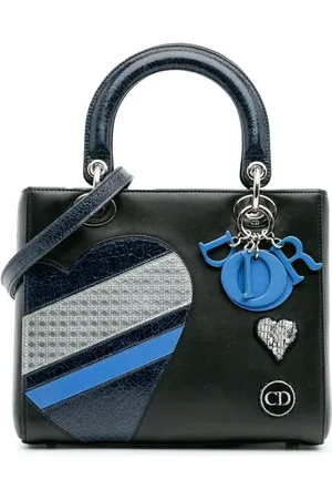 Dior Medium Valentines Day Heart Lady Dior satchel-taske i kalveskind med lakeret finish fra 2015