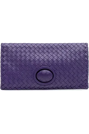 Bottega Veneta Intrecciato clutch i nappalæder med drejelås fra 2012-2024