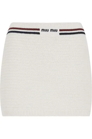 Miu Miu Knitted mini skirt
