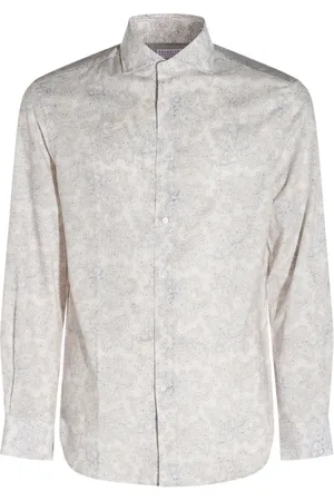 Brunello Cucinelli Skjorte med paisleytryk
