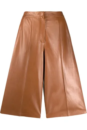DESA 1972 Culottes-bukser i læder med høj talje