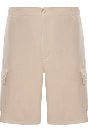 120% Lino Cargo-bermuda-shorts i hør
