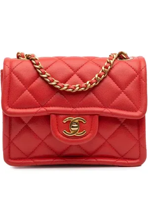 CHANEL Mini quiltet Sweet Classic Flap crossbody-taske fra 2021