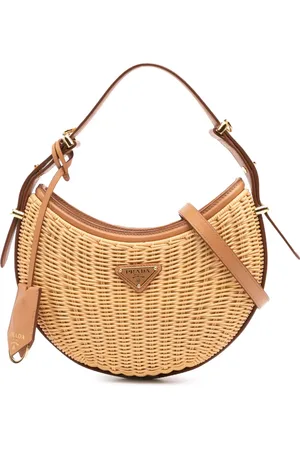 Prada Wicker Arque satchel-taske fra 2013-2024