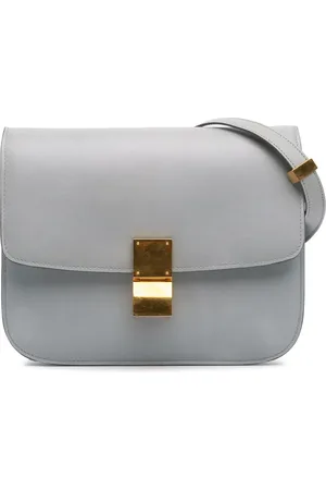 Céline Mellemstor Box crossbody-taske i kalveskind fra 2013