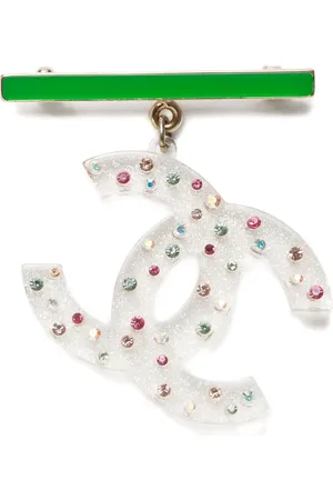 CHANEL Broche med CC-logo fra 2004