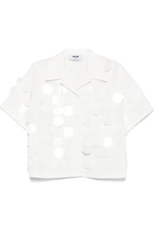 Msgm Skjorte med pailletter