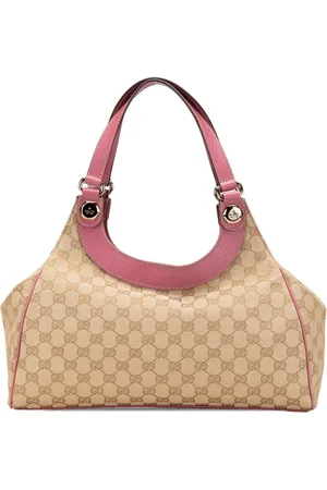 Gucci Medium Charmy skuldertaske i GG-kanvas fra 2000-2015