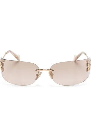 Miu Miu Solbriller med logoplade