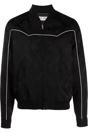 Saint Laurent Bomberjakke med paisleytryk
