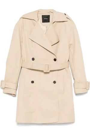 Pinko Dobbeltradet trenchcoat