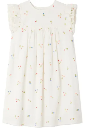 BONPOINT Florentine kjole med broderet design