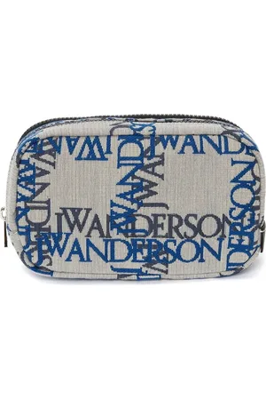 J.W.Anderson Pung i kanvas med logo-jacquard og lynlås