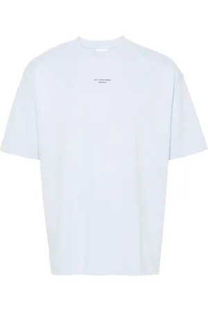 Drôle de Monsieur T-shirt med slogantryk