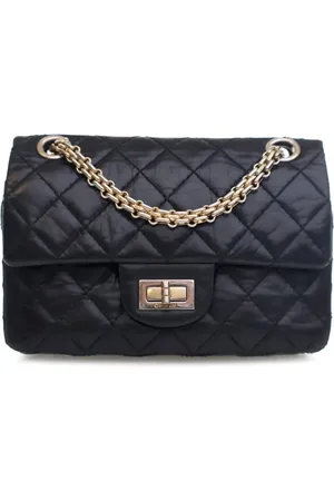 CHANEL Reissue 2.55 Single Flap 224 skuldertaske i ældet læder fra 2005-2006