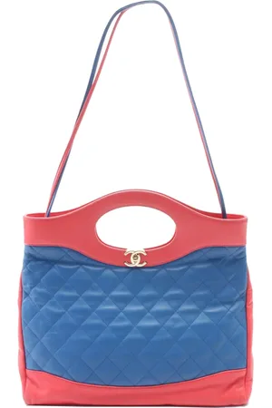 CHANEL Stor quiltet CC 31 satchel-taske i lammeskind fra 2018-2019