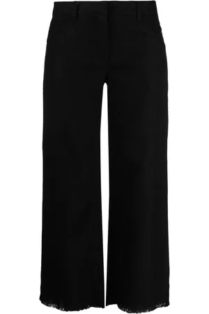 Max Mara Cropped bukser i hørblanding