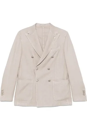 LUIGI BIANCHI MANTOVA Dobbeltradet blazer