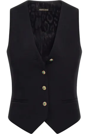 Roberto Cavalli Vest med V-hals
