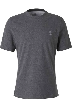 Brunello Cucinelli T-shirt med logotryk