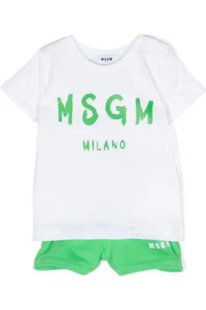 Msgm Shortssæt med logotryk
