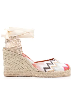 Missoni 90 mm espadriller med chevron-tryk