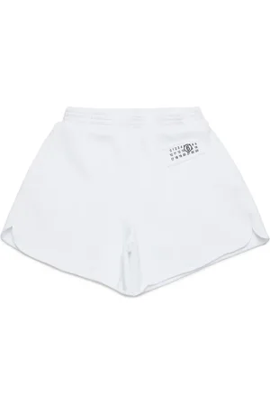 Maison Margiela Træningsshorts med nummer-logoapplikation