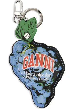 Ganni Nøglering med logo