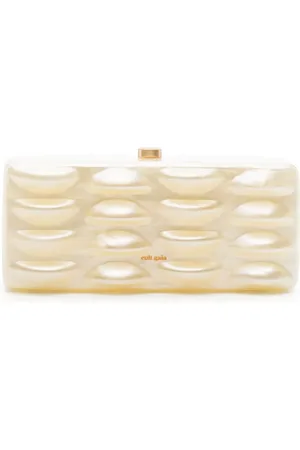 Cult Gaia Jules clutch med marmor-effekt