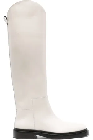 Jil Sander Knæhøje læderstøvler