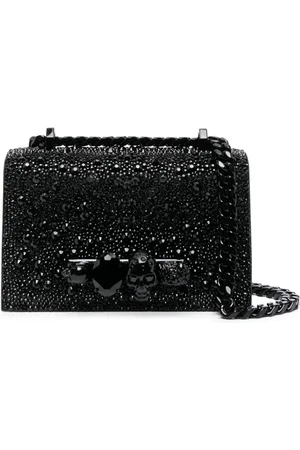 Alexander McQueen Lille The Biker Jewelled crossbody-taske