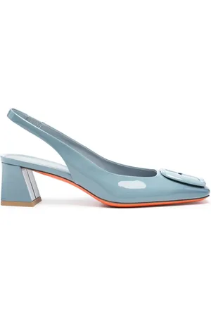 santoni 50mm pumps i lakeret læder