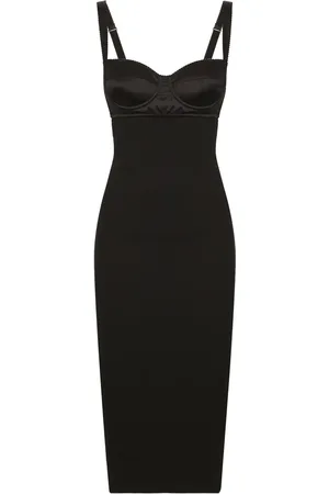 Dolce & Gabbana Kort ærmeløs kjole med bustier-stil