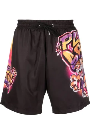 Philipp Plein Badeshorts med logotryk