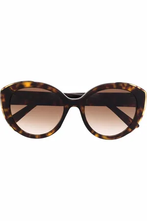 Prada Cat eye-solbriller med skildpaddeeffekt