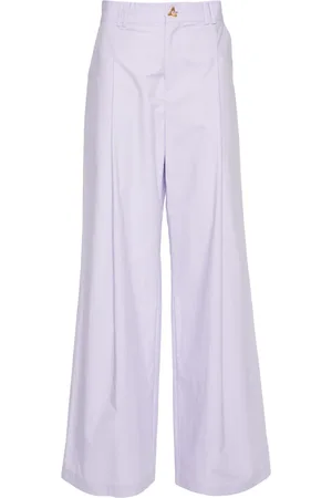 AERON Wellen palazzo-bukser i poplin