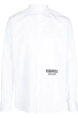Dsquared2 Skjorte med lange ærmer og logotryk