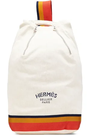 Hermès Toile Chevron Cavalier Sling crossbody-taske fra 1990-2020