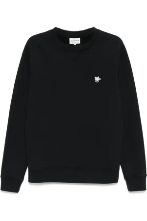Café Kitsuné Barista Fox-patch sweatshirt