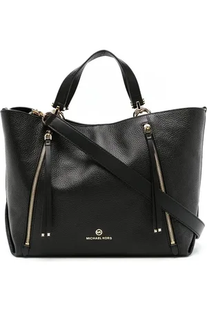 Michael Kors Brooklyn tote-taske i læder