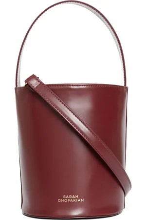 Sarah Chofakian Bucket-taske i læder