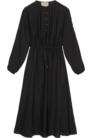 Gucci Mellemlang Georgette silkekjole