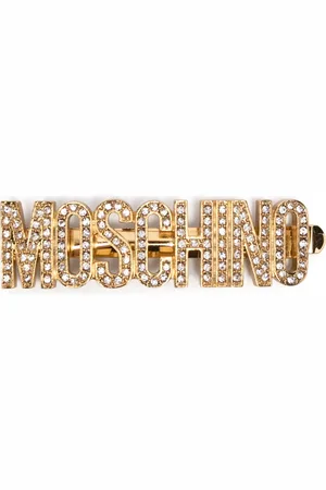 Moschino Hårspænde med logoplade